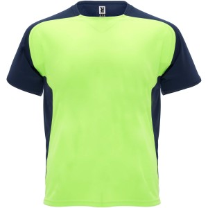 Bugatti rvid ujj uniszex sportpl, fluor green, navy blue (T-shirt, pl, kevertszlas, mszlas)