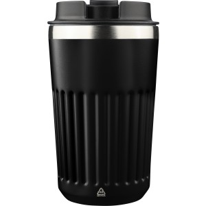 Duplafal� �jraac�l utaz�poh�r, 400 ml, fekete