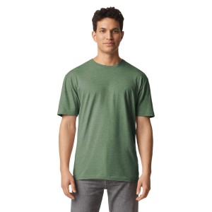 Gildan SoftStyle frfi pl, Heather Military Green (T-shirt, pl, 90-100% pamut)