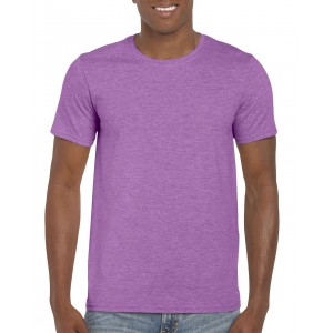 Gildan SoftStyle frfi pl, Heather Radiant Orchid (T-shirt, pl, kevertszlas, mszlas)