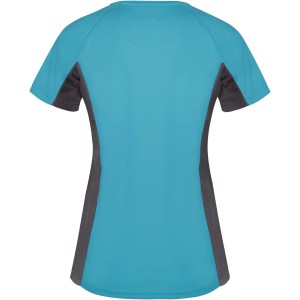 Shanghai rvid ujj ni sportpl, turquois, dark lead (T-shirt, pl, kevertszlas, mszlas)